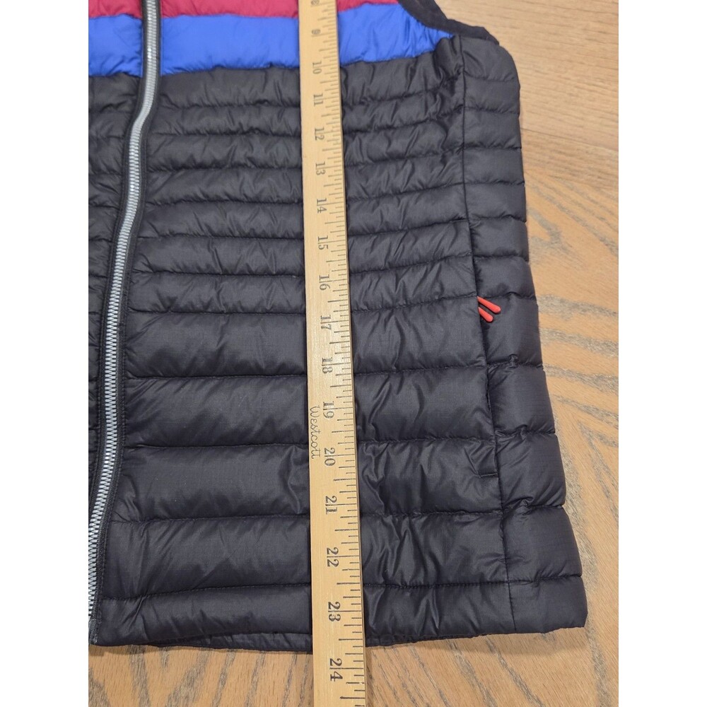 Cotopaxi Fuego Down Vest Womens M Black Colorblock 800 Fill Puffer Gorpcore Ski - Picture 6 of 6